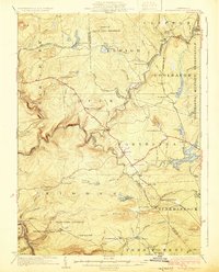 1924 Map of Albrightsville, PA
