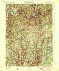 Download a high-resolution, GPS-compatible USGS topo map for Susquehanna, PA (1935 edition)