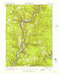 Download a high-resolution, GPS-compatible USGS topo map for Tidioute, PA (1957 edition)