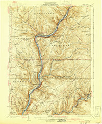 Download a high-resolution, GPS-compatible USGS topo map for Tidioute, PA (1941 edition)