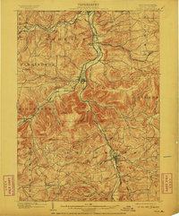 Download a high-resolution, GPS-compatible USGS topo map for Tioga, PA (1911 edition)