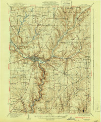 1933 Map of Titusville