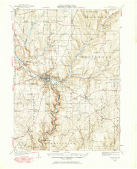 1927 Map of Titusville, 1965 Print