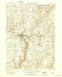1933 Map of Titusville, 1950 Print