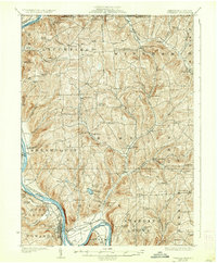 1926 Map of Towanda, 1937 Print