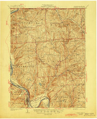 1926 Map of Towanda, 1944 Print