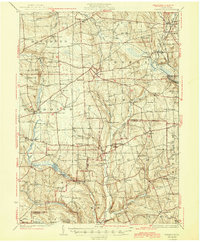 Download a high-resolution, GPS-compatible USGS topo map for Townville, PA (1945 edition)