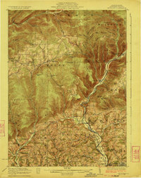 Download a high-resolution, GPS-compatible USGS topo map for Trout Run, PA (1923 edition)