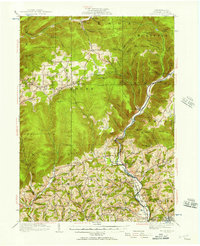 Download a high-resolution, GPS-compatible USGS topo map for Trout Run, PA (1957 edition)