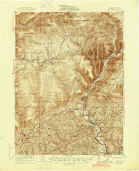 Download a high-resolution, GPS-compatible USGS topo map for Trout Run, PA (1945 edition)