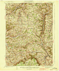 Download a high-resolution, GPS-compatible USGS topo map for Troy, PA (1938 edition)