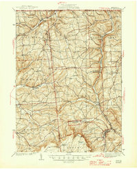 Download a high-resolution, GPS-compatible USGS topo map for Troy, PA (1947 edition)
