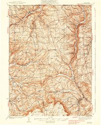 Download a high-resolution, GPS-compatible USGS topo map for Troy, PA (1938 edition)