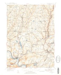 Download a high-resolution, GPS-compatible USGS topo map for Tunkhannock, PA (1952 edition)