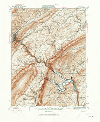 1929 Map of Tyrone, 1973 Print