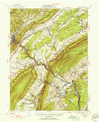 1929 Map of Tyrone, 1954 Print