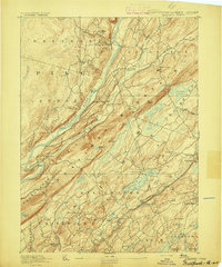 Download a high-resolution, GPS-compatible USGS topo map for Wallpack, PA (1893 edition)