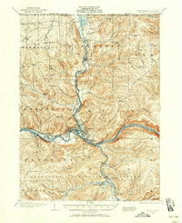 1906 Map of Warren, PA, 1958 Print