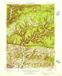 Download a high-resolution, GPS-compatible USGS topo map for Warrensville, PA (1956 edition)