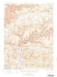 Download a high-resolution, GPS-compatible USGS topo map for Warrensville, PA (1930 edition)