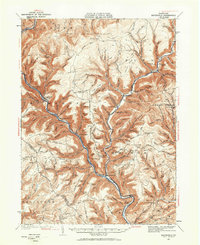Download a high-resolution, GPS-compatible USGS topo map for Waterville, PA (1965 edition)