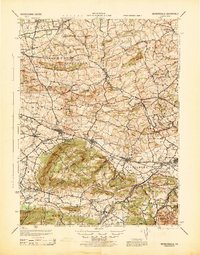 1943 Map of Wernersville