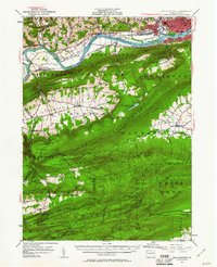 Download a high-resolution, GPS-compatible USGS topo map for Williamsport, PA (1961 edition)