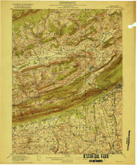 preview thumbnail of historical topo map of Wind Gap, PA in 1916