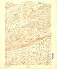 Download a high-resolution, GPS-compatible USGS topo map for Wind Gap, PA (1916 edition)