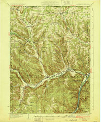 Download a high-resolution, GPS-compatible USGS topo map for Youngsville, PA (1929 edition)