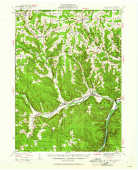 Download a high-resolution, GPS-compatible USGS topo map for Youngsville, PA (1961 edition)