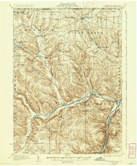 Download a high-resolution, GPS-compatible USGS topo map for Youngsville, PA (1937 edition)