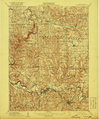 Download a high-resolution, GPS-compatible USGS topo map for Zelienople, PA (1917 edition)