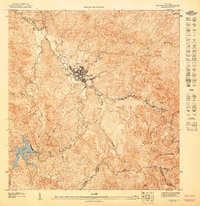 1947 Map of Adjuntas, PR