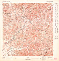 1947 Map of Cayey County, PR