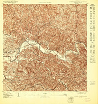 Download a high-resolution, GPS-compatible USGS topo map for Central La Plata SO, PR (1950 edition)