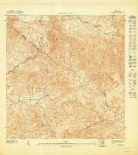 preview thumbnail of historical topo map of Coamo County, PR in 1947