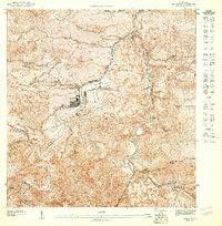 1947 Map of Comerio NO, 1948 Print