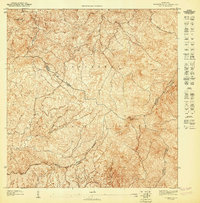 1947 Map of Las Piedras County, PR