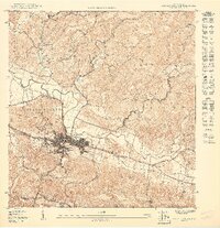 1950 Map of San German NE