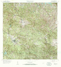 preview thumbnail of historical topo map of Adjuntas, PR in 1960