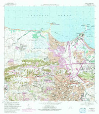 Download a high-resolution, GPS-compatible USGS topo map for Bayamon, PR (1988 edition)