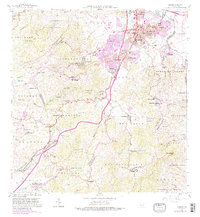 Download a high-resolution, GPS-compatible USGS topo map for Caguas, PR (1989 edition)