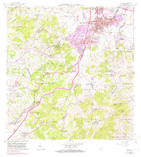 Download a high-resolution, GPS-compatible USGS topo map for Caguas, PR (1982 edition)