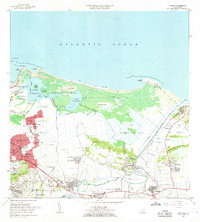 1963 Map of Carolina, PR, 1965 Print