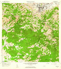 preview thumbnail of historical topo map of Cayey, PR in 1960