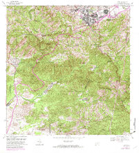 Download a high-resolution, GPS-compatible USGS topo map for Cayey, PR (1982 edition)
