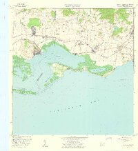 1960 Map of Central Aguirre, 1962 Print