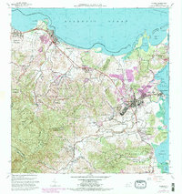 preview thumbnail of historical topo map of Fajardo, PR in 1962