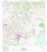 Download a high-resolution, GPS-compatible USGS topo map for Humacao, PR (1982 edition)